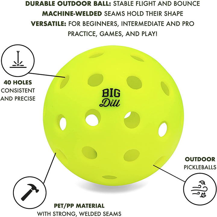 Big Dill Pickleball Co. Relish Pickleball Ball