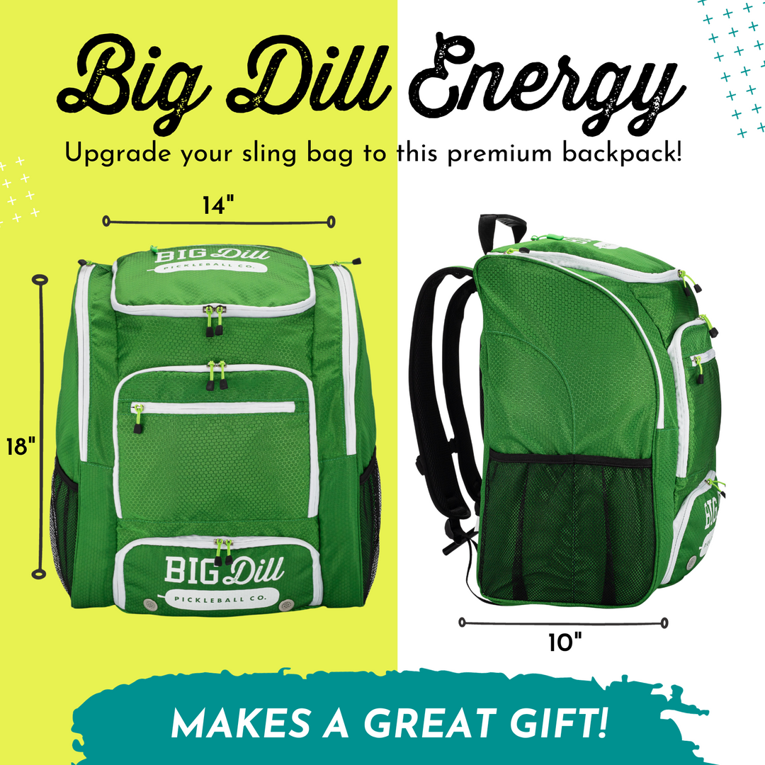 Pickleback Pickleball Backpack Bag with Shoe Compartment