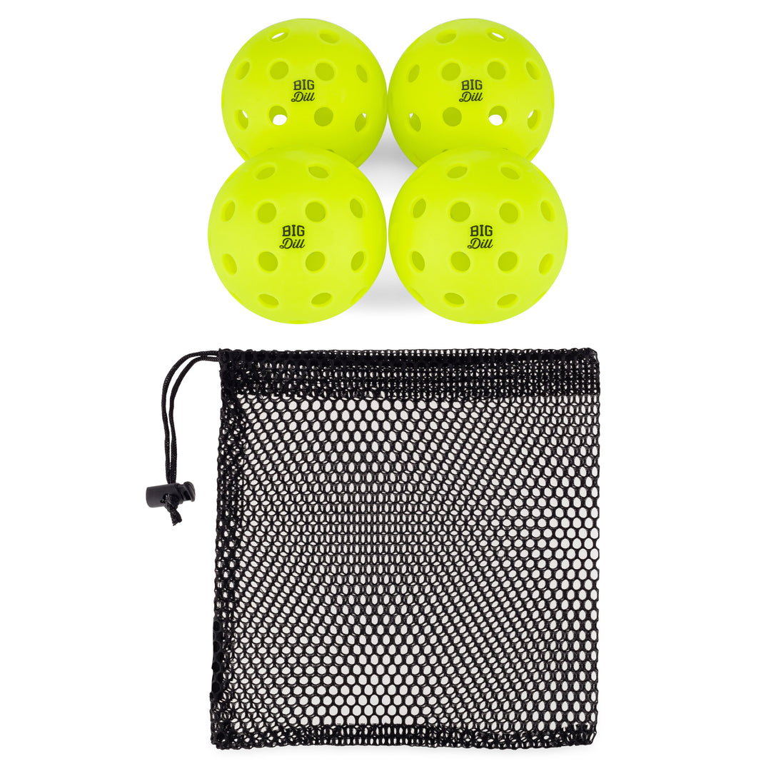 Big Dill Pickleball Co. Relish Outdoor Pickleball Balls (Pack of 4)