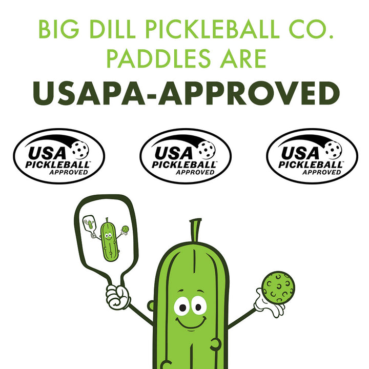 Original Carbon Fiber Pickleball Paddle with Cover - USA Pickleball Approved - Best Pickleball Paddles for Beginners